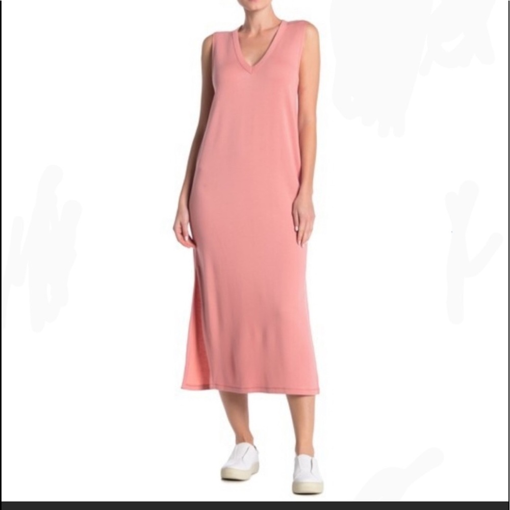 Rag & Bone Phoenix Vee Muscle Jersey Dress Size M